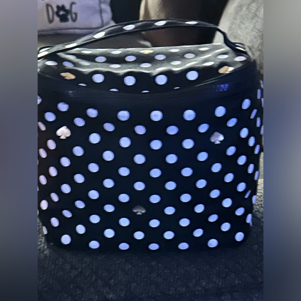 Kate Spade Black and White Polka Dot insulated Lunch Bag ♠️